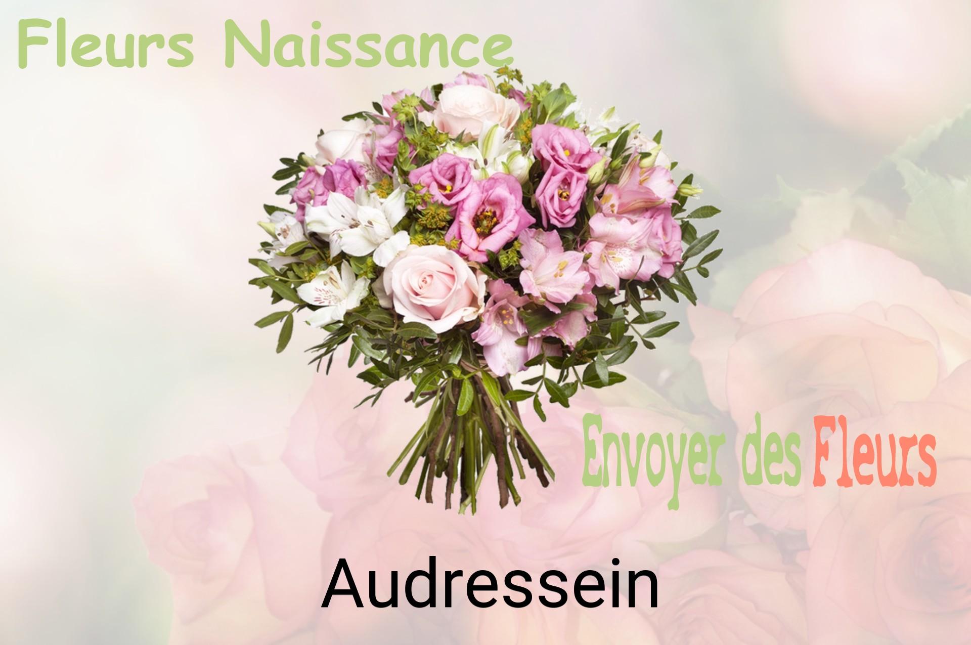 Bouquet de fleurs de naissance livré à Audressein